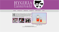 Desktop Screenshot of hygieialabs.com