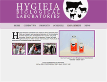 Tablet Screenshot of hygieialabs.com